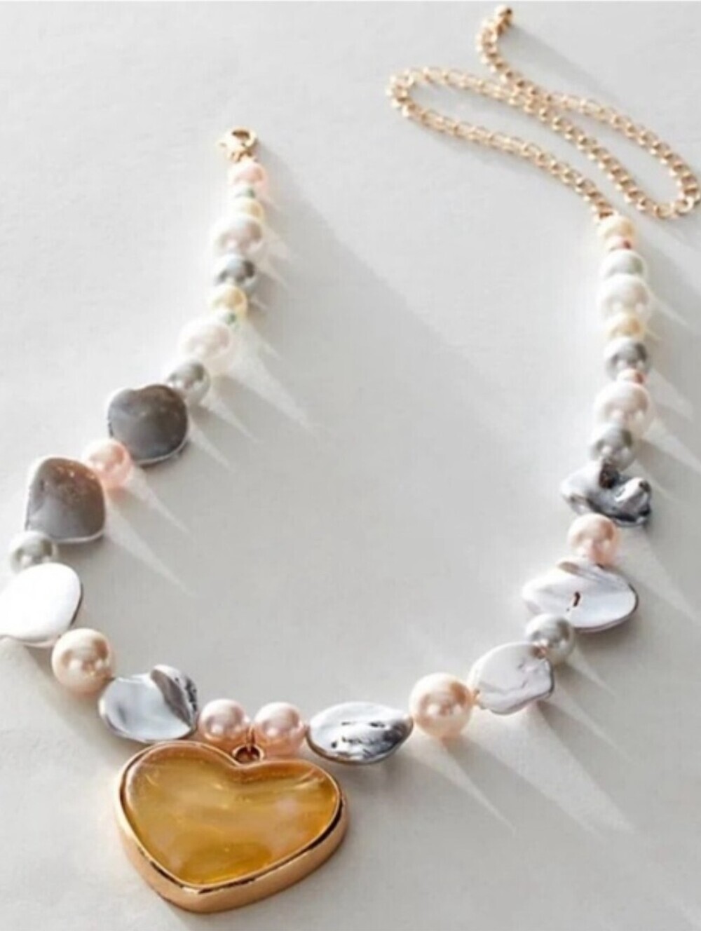 NWT! Free People , Shuggie Necklace, Ivory